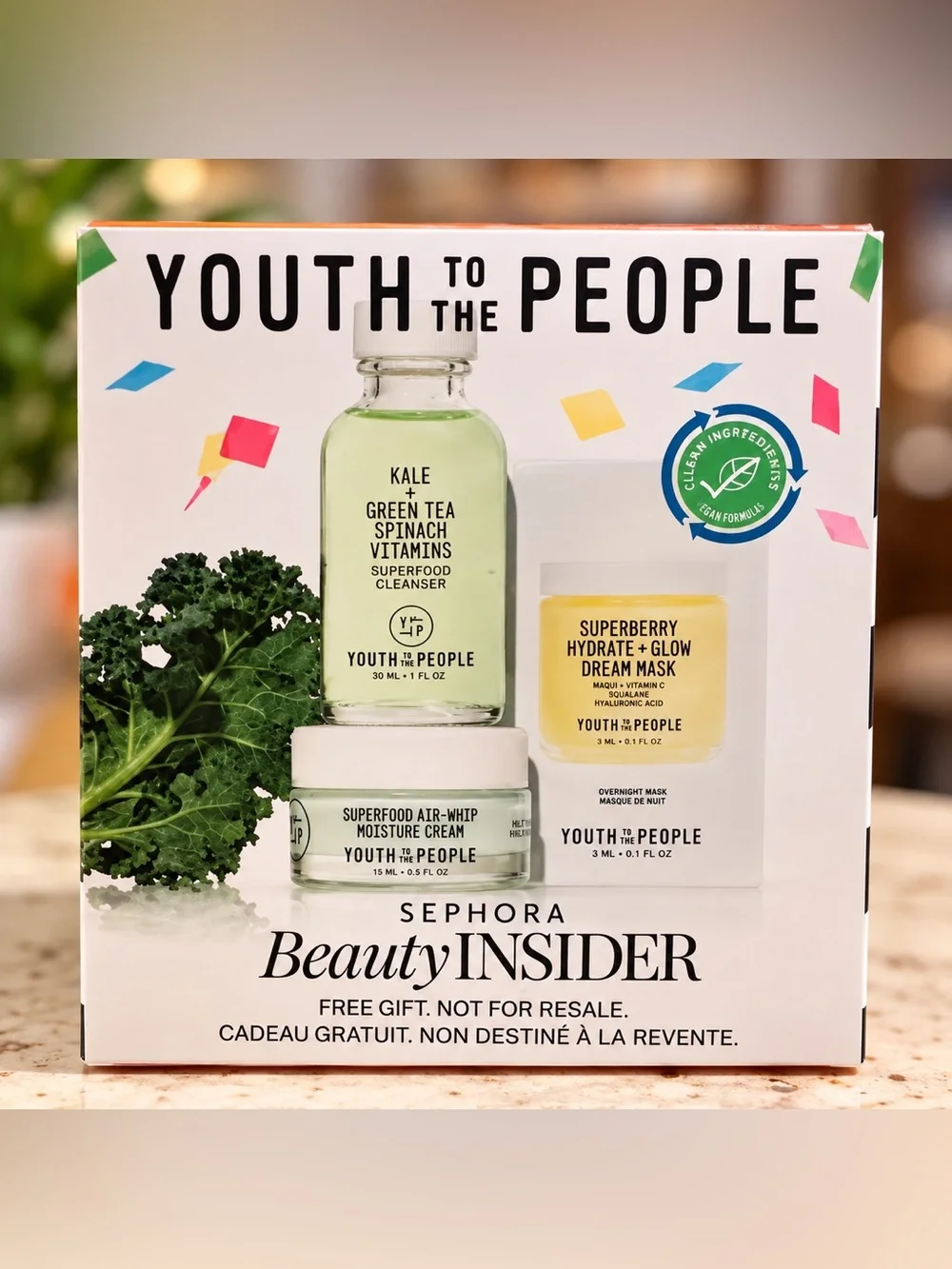 Youth To The People Sephora Beauty Insider Skincare Set Superfood Cleanser Dream